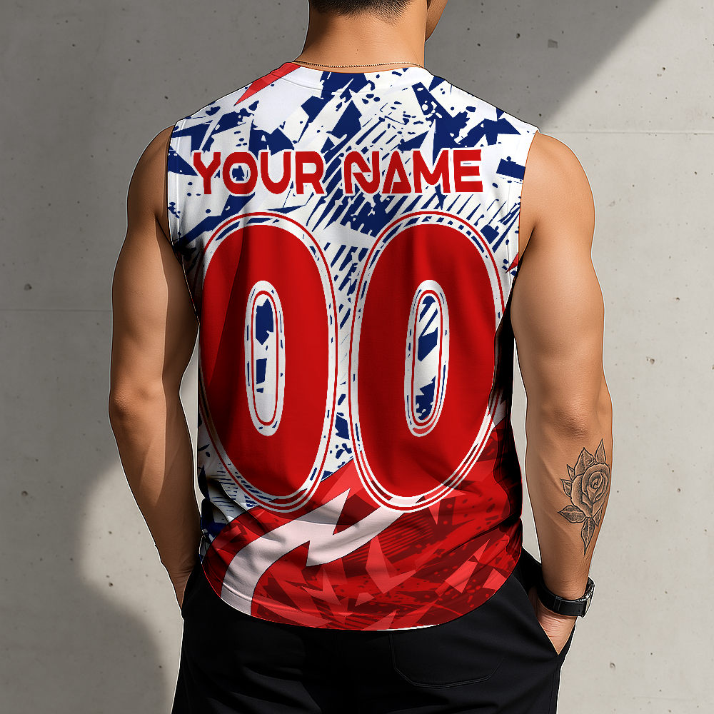 LIMITED EDITION - NEW CUSTOMIZED MLB28 WNS WASHINGTON NATIONALS TANKTOP & GYM SHIRT