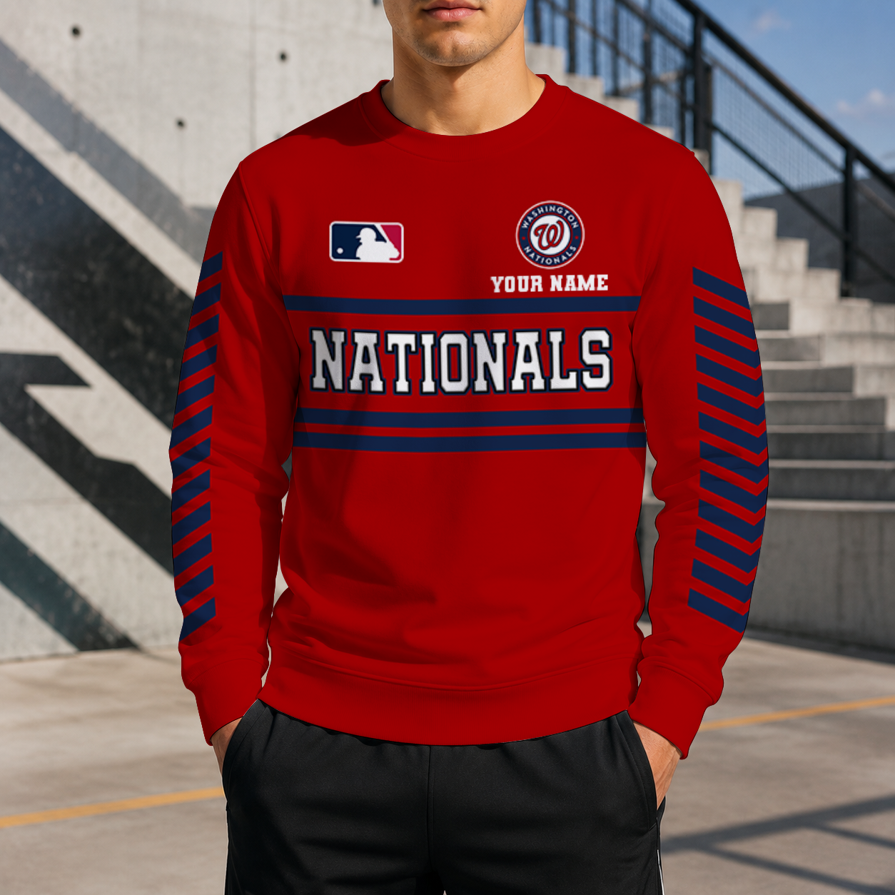 VIRAL EDITION - NEW CUSTOMIZED MLB28 WNS WASHINGTON NATIONALS UNISEX SWEATSHIRT