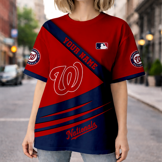 LIMITED EDITION - NEW CUSTOMIZED MLB28 WNS WASHINGTON NATIONALS UNISEX T-SHIRT, POLO, HOODIE & JACKETS
