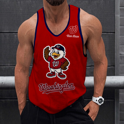LIMITED EDITION - NEW CUSTOMIZED MLB28 WASHINGTON NATIONALS UNISEX TANK TOP