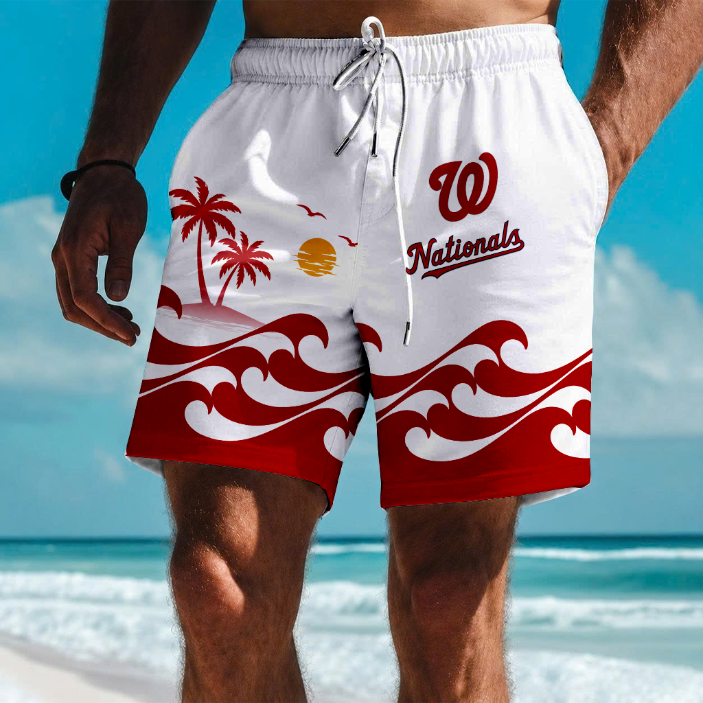 LIMITED EDITION - NEW PREMIUM MLB28 WNS WASHINGTON NATIONALS SHORT PANTS