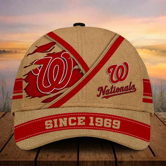LIMITED EDITION - NEW CUSTOMIZED MLB28 WNS WASHINGTON NATIONALS CLASSIC CAP