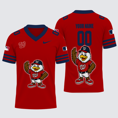 [FLASH SALE] NEW CUSTOMIZED MLB28 WNS WASHINGTON NATIONALS FOOTBALL JERSEY