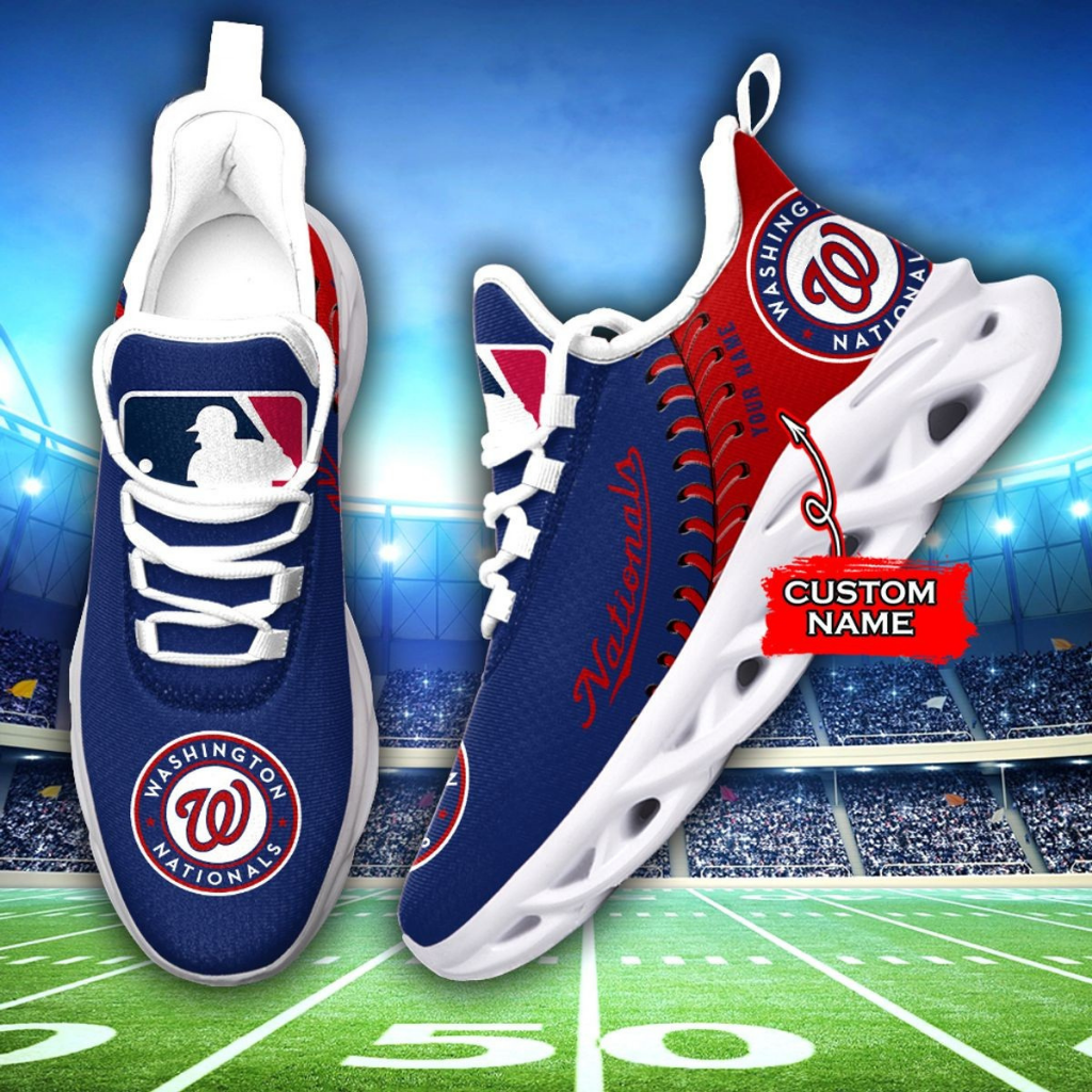[FLASH SALE] NEW CUSTOMIZED MLB28 WNS WASHINGTON NATIONALS MAX SOUL SHOES