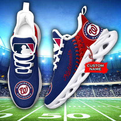 [FLASH SALE] NEW CUSTOMIZED MLB28 WNS WASHINGTON NATIONALS MAX SOUL SHOES