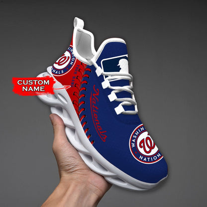 [FLASH SALE] NEW CUSTOMIZED MLB28 WNS WASHINGTON NATIONALS MAX SOUL SHOES