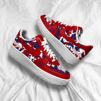 [FLASH SALE] NEW CUSTOMIZED MLB28 WNS WASHINGTON NATIONALS AF1 SHOES