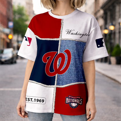LIMITED EDITION - NEW CUSTOMIZED MLB28 WNS WASHINGTON NATIONALS UNISEX T-SHIRT, POLO, HOODIE & JACKETS