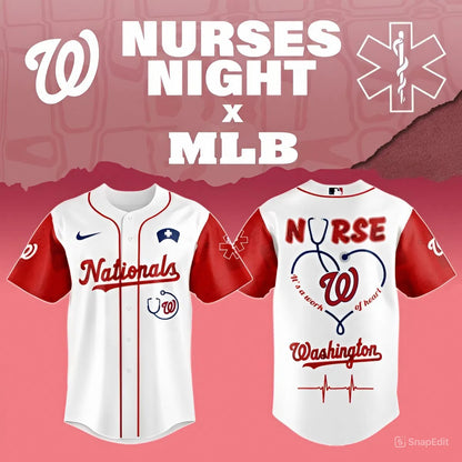 LIMITED EDITION - NEW CUSTOMIZED MLB28 WNS WASHINGTON NATIONALS BASEBALL JERSEY