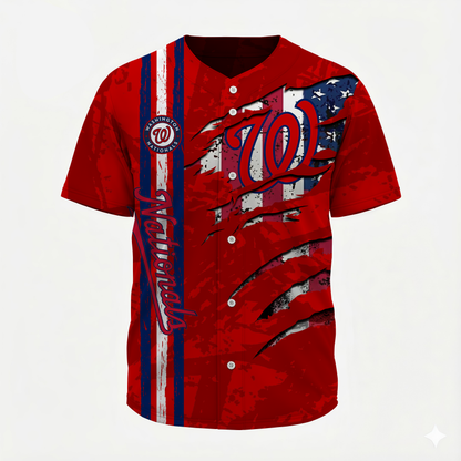 LIMITED EDITION - NEW CUSTOMIZED MLB28 WNS WASHINGTON NATIONALS BASEBALL JERSEY