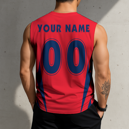 LIMITED EDITION - NEW CUSTOMIZED NBA28 WWI WASHINGTON WIZARDS MEN'S GYM SHIRT