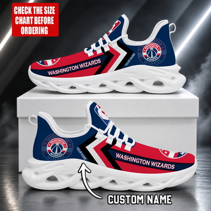 FINAL SALE - NEW CUSTOMIZED NBA28 WWI WASHINGTON WIZARDS MAX SOUL SHOES