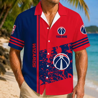LIMITED EDITION - NEW CUSTOMIZED NBA28 WWI WASHINGTON WIZARDS UNISEX HAWAIIAN SHIRT
