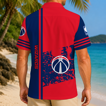 LIMITED EDITION - NEW CUSTOMIZED NBA28 WWI WASHINGTON WIZARDS UNISEX HAWAIIAN SHIRT