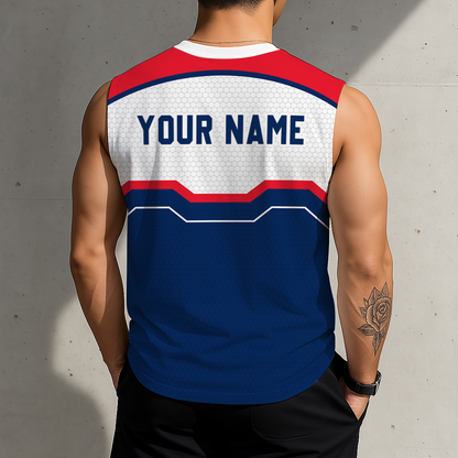 LIMITED EDITION - NEW CUSTOMIZED NBA28 WWI WASHINGTON WIZARDS MEN'S TANK TOP