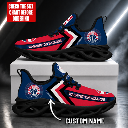 FINAL SALE - NEW CUSTOMIZED NBA28 WWI WASHINGTON WIZARDS MAX SOUL SHOES