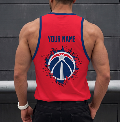 ELITE EDITION - NEW CUSTOMIZED NBA28 WWI WASHINGTON WIZARDS UNISEX TANK TOP