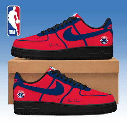 LIMITED EDITION - NEW CUSTOMIZED NBA28 WWI WASHINGTON WIZARDS AF1 SNEAKERS
