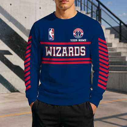 LIMITED EDITION - NEW CUSTOMIZED NBA28 WWI WASHINGTON WIZARDS UNISEX SWEATSHIRT