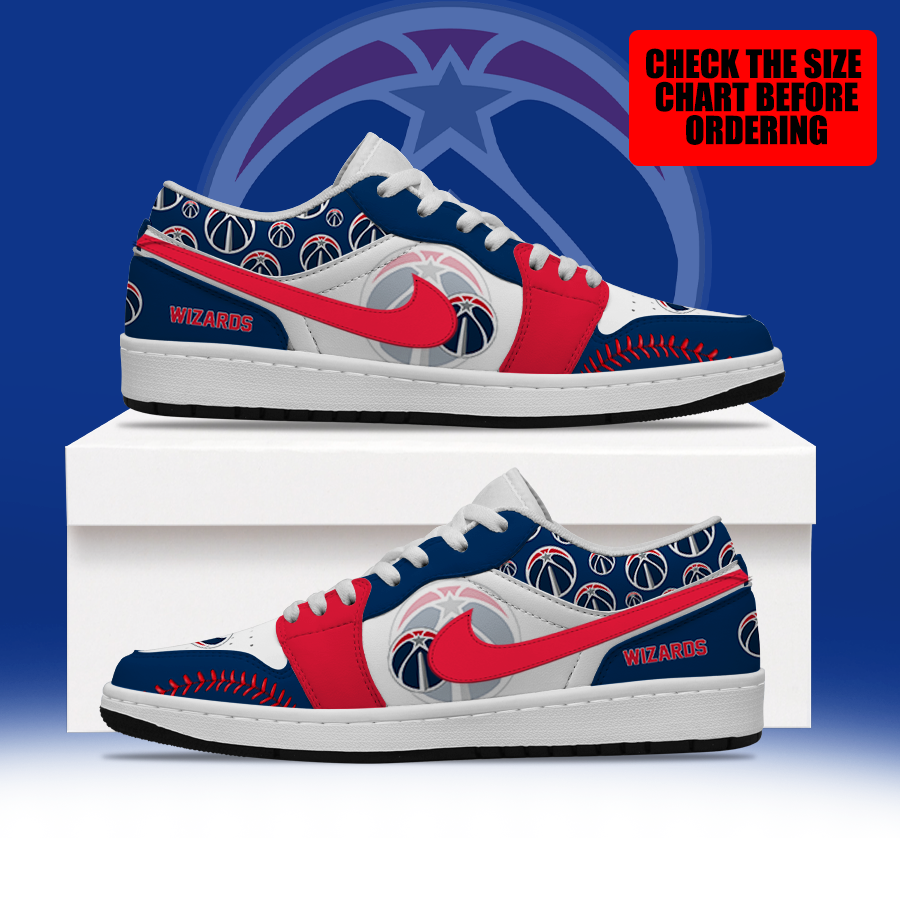 [HOT DEAL] NEW CUSTOMIZED NBA28 WWI WASHINGTON WIZARDS AIR JORDAN LOW SHOES