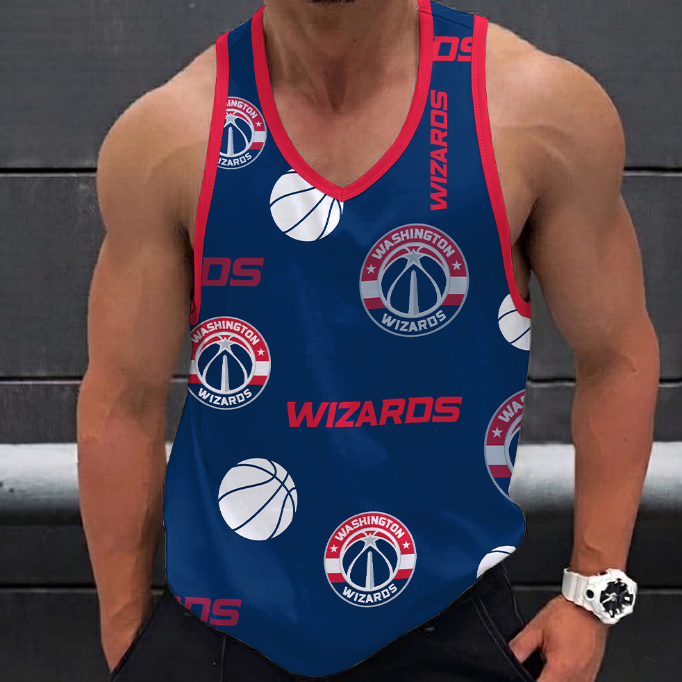 LIMITED EDITION - NEW CUSTOMIZED NBA28 WWI WASHINGTON WIZARDS UNISEX TANK TOP