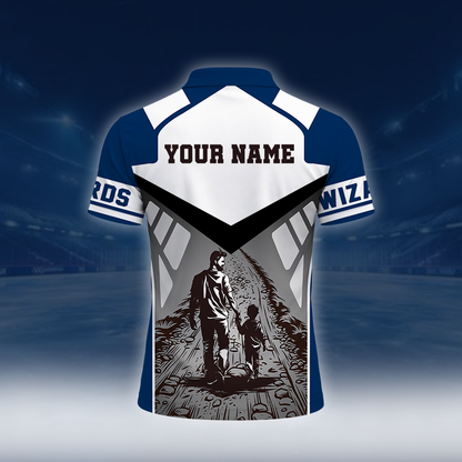 LIMITED EDITION - NEW CUSTOMIZED NBA28 WWI WASHINGTON WIZARDS POLO SHIRT