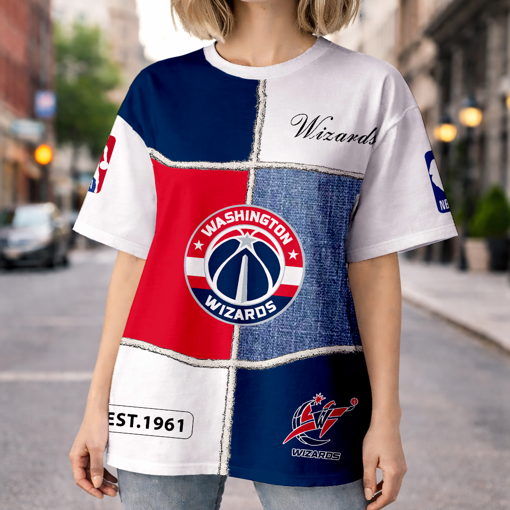 LIMITED EDITION - NEW CUSTOMIZED NBA28 WWI WASHINGTON WIZARDS UNISEX T-SHIRT, POLO, HOODIE & JACKETS