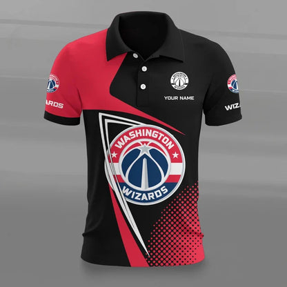 [HOT DEAL] NEW CUSTOMIZED NBA28 WWI WASHINGTON WIZARDS POLO SHIRT