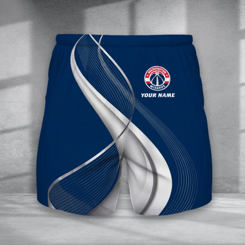 LIMITED EDITION - NEW CUSTOMIZED NBA28 WWI WASHINGTON WIZARDS SHORT PANTS