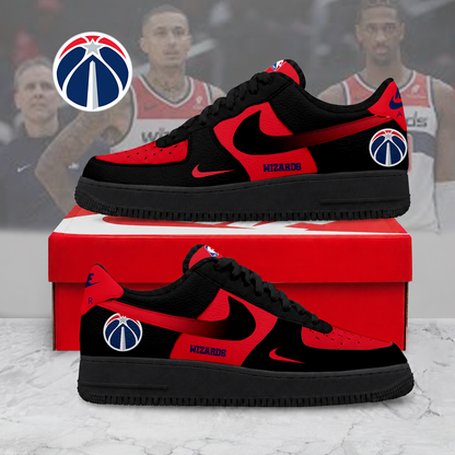 LIMITED EDITION - NEW CUSTOMIZED NBA28 WWI WASHINGTON WIZARDS AF1 SNEAKERS