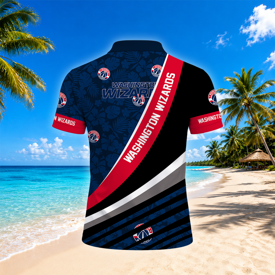 [HOT DEAL] NEW CUSTOMIZED NBA28 WWI WASHINGTON WIZARDS POLO SHIRT