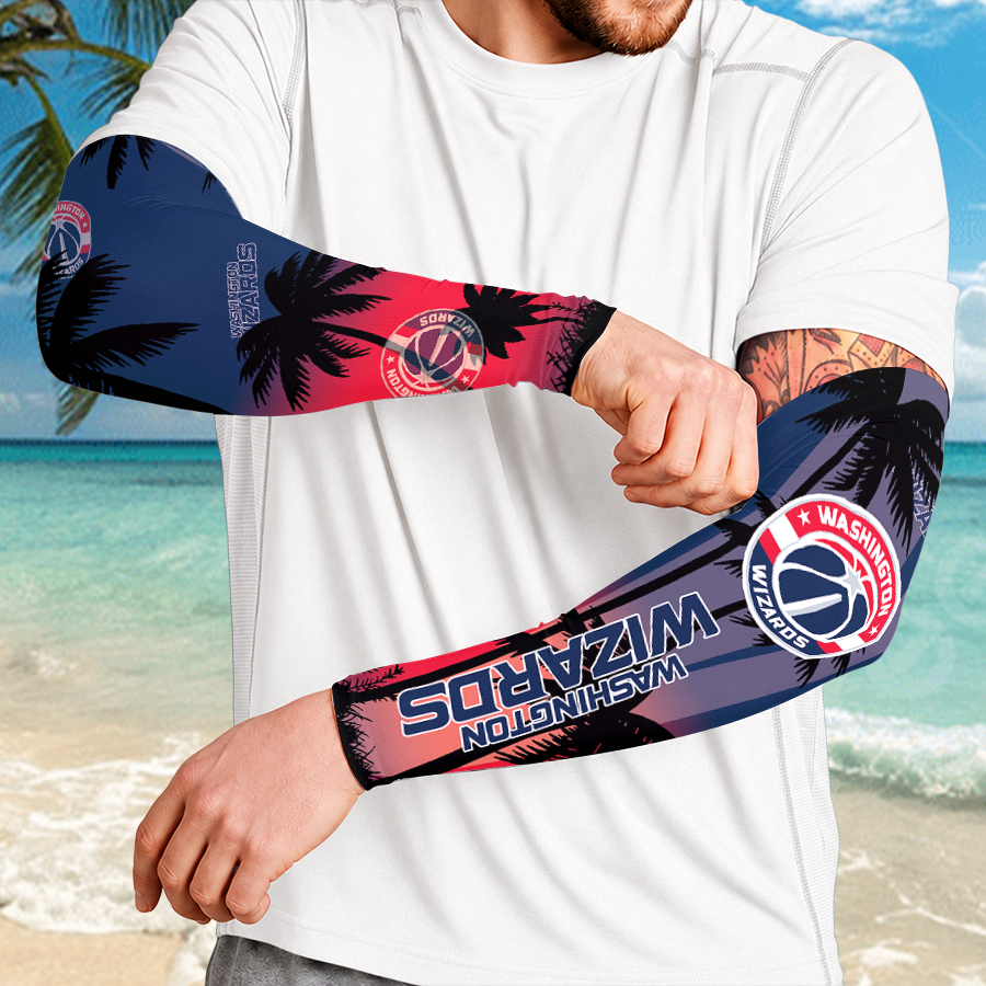 [HOT DEAL] NEW CUSTOMIZED NBA28 WWI WASHINGTON WIZARDS SUN ARM SLEEVES