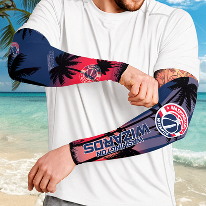 [HOT DEAL] NEW CUSTOMIZED NBA28 WWI WASHINGTON WIZARDS SUN ARM SLEEVES