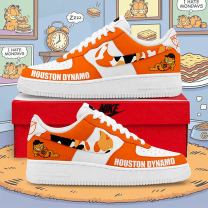 FINAL SALE - NEW CUSTOMIZED MLS28 HDF HT DYNAMO x GARFIELD AF1 SNEAKERS