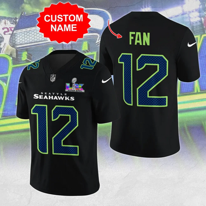 LIMITED EDITION - NEW CUSTOMIZED NFL06 SSH SEATTLE SEAHAWKS FOOTBALL JERSEY