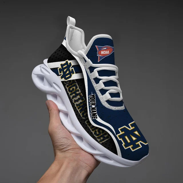 EXCLUSIVE EDITION - NEW CUSTOMIZED NCAA FBS28 NFI NOTRE DAME FIGHTING IRISH CLUNKY SNEAKERS