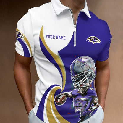 LIMITED EDITION - NEW CUSTOMIZED NFL28 BTR BALTIMORE RAVENS T-SHIRT, POLO SHIRT, ZIP POLO SHIRT, SWEATSHIRT, HOODIE & ZIP HOODIE