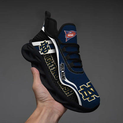 EXCLUSIVE EDITION - NEW CUSTOMIZED NCAA FBS28 NFI NOTRE DAME FIGHTING IRISH CLUNKY SNEAKERS