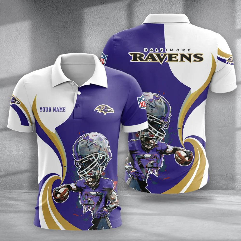 LIMITED EDITION - NEW CUSTOMIZED NFL28 BTR BALTIMORE RAVENS T-SHIRT, POLO SHIRT, ZIP POLO SHIRT, SWEATSHIRT, HOODIE & ZIP HOODIE