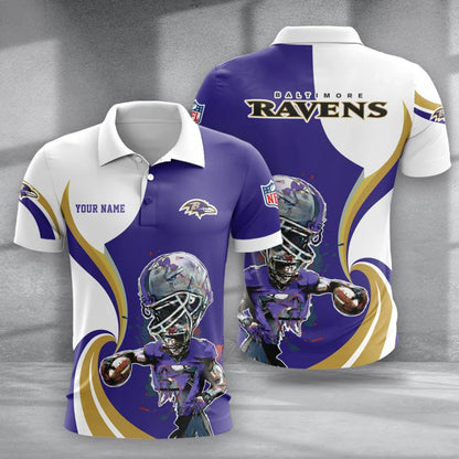 LIMITED EDITION - NEW CUSTOMIZED NFL28 BTR BALTIMORE RAVENS T-SHIRT, POLO SHIRT, ZIP POLO SHIRT, SWEATSHIRT, HOODIE & ZIP HOODIE
