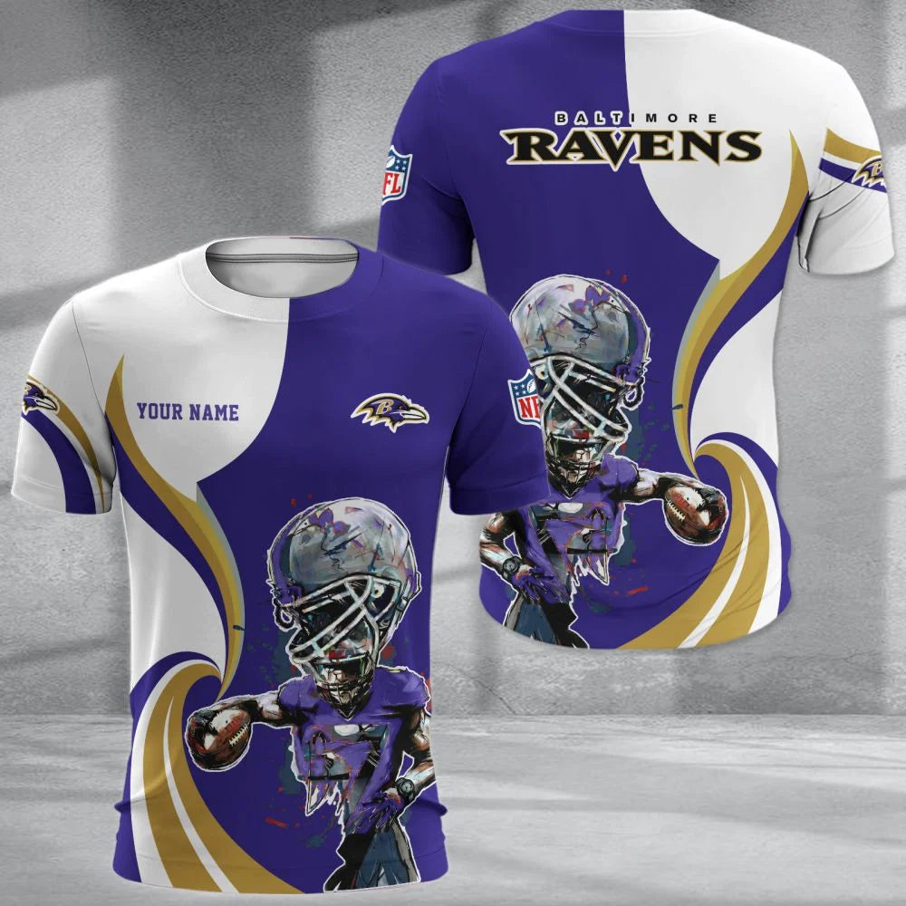 LIMITED EDITION - NEW CUSTOMIZED NFL28 BTR BALTIMORE RAVENS T-SHIRT, POLO SHIRT, ZIP POLO SHIRT, SWEATSHIRT, HOODIE & ZIP HOODIE