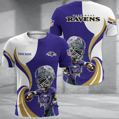 LIMITED EDITION - NEW CUSTOMIZED NFL28 BTR BALTIMORE RAVENS T-SHIRT, POLO SHIRT, ZIP POLO SHIRT, SWEATSHIRT, HOODIE & ZIP HOODIE