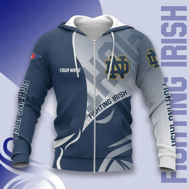 MEGA SALE - NEW CUSTOMIZED NCAA FBS28 NFI NOTRE DAME FIGHTING IRISH HOODIE, T-SHIRTS, ZIP HOODIE, SWEATSHIRTS & POLO SHIRT