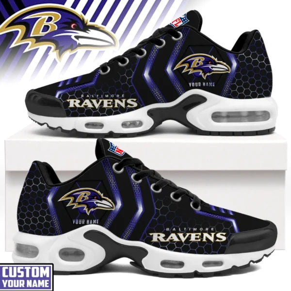 [SPECIAL OFFER] NEW CUSTOMIZED NFL28 BTR BALTIMORE RAVENS AIR MAX PLUS SNEAKERS