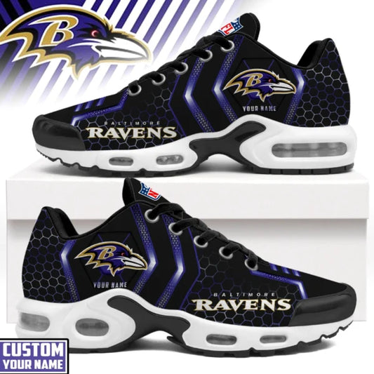[SPECIAL OFFER] NEW CUSTOMIZED NFL28 BTR BALTIMORE RAVENS AIR MAX PLUS SNEAKERS