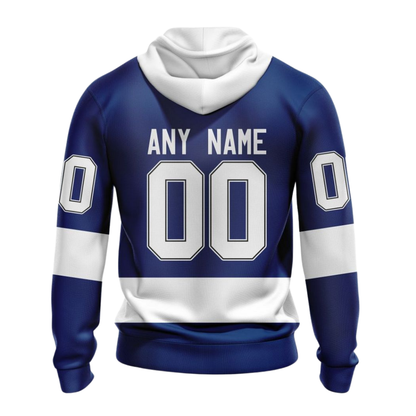 LIMITED EDITION - NEW CUSTOMIZED NHL12 TPL TAMPA BAY LIGHTNING COMBO HOODIE & LONGPANTS
