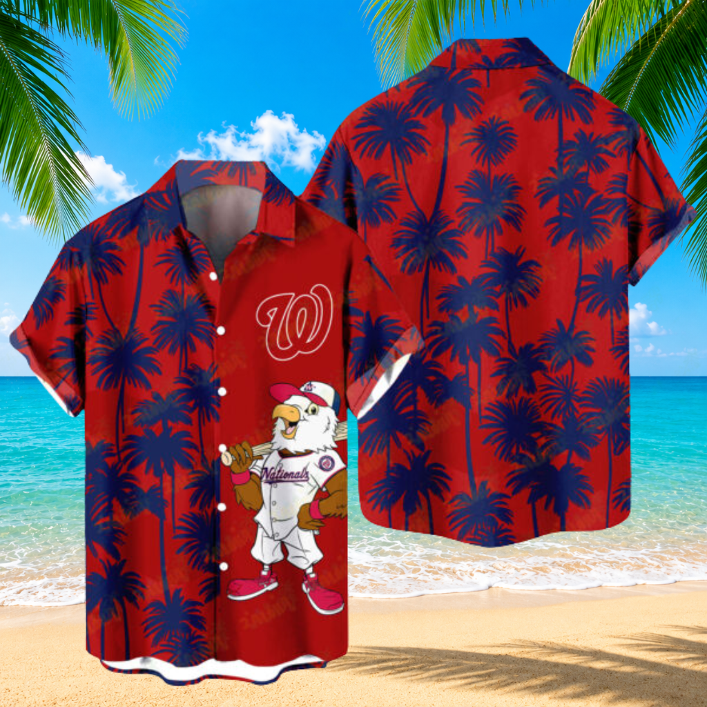 LIMITED EDITION - NEW CUSTOMIZED MLB28 WNS WASHINGTON NATIONALS UNISEX HAWAIIAN SHIRT