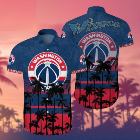 LIMITED EDITION - NEW CUSTOMIZED NBA28 WWI WASHINGTON WIZARDS UNISEX HAWAIIAN SHIRT