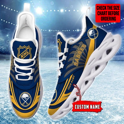 [SUPER SALE] NEW CUSTOMIZED NHL28 BFS BUFFALO SABRES CLUNKY SNEAKERS