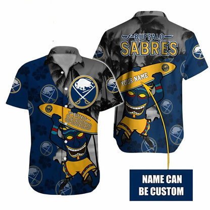 LIMITED EDITION - NEW CUSTOMIZED NHL28 BFS BUFFALO SABRES UNISEX HAWAIIAN SHIRT